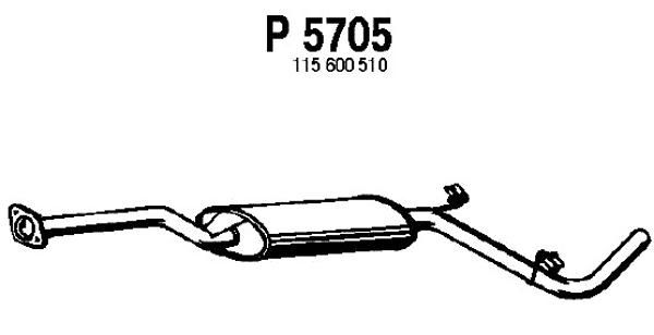 FENNO vidurinis duslintuvas P5705