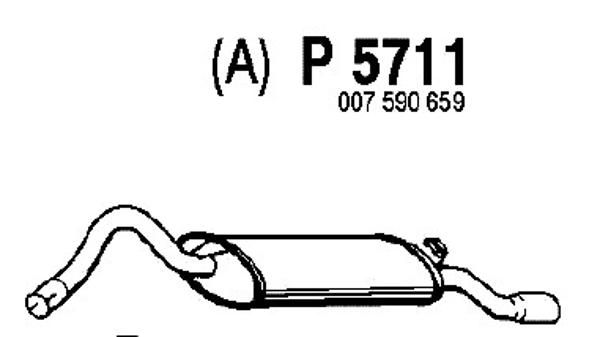 FENNO galinis duslintuvas P5711