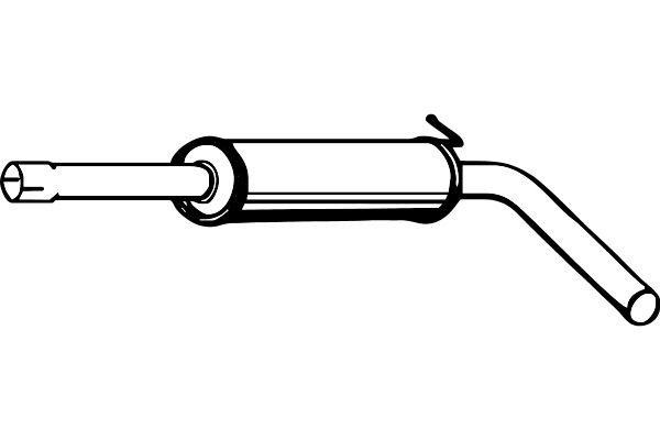 FENNO Средний глушитель выхлопных газов P5735
