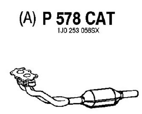 FENNO katalizatoriaus keitiklis P578CAT