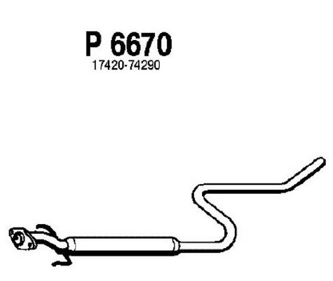 FENNO vidurinis duslintuvas P6670