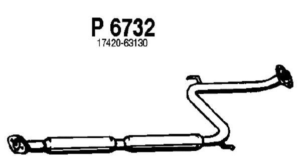 FENNO vidurinis duslintuvas P6732