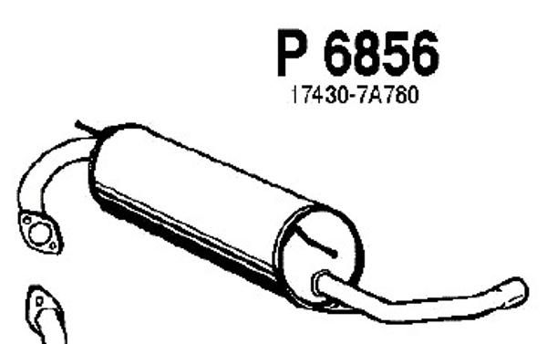 FENNO galinis duslintuvas P6856