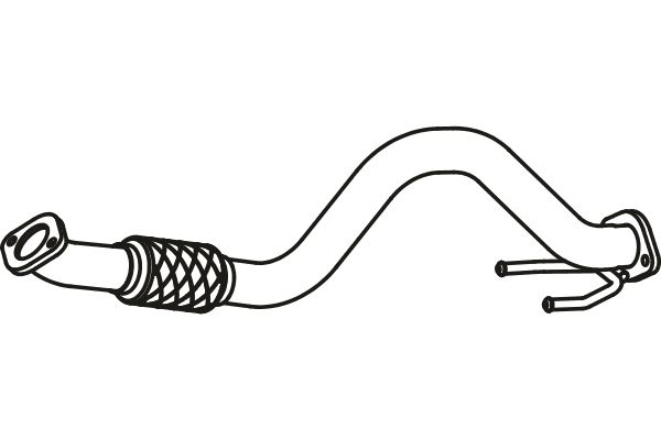 FENNO Труба выхлопного газа P7186