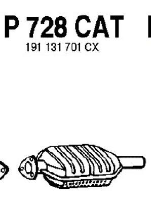 FENNO katalizatoriaus keitiklis P728CAT