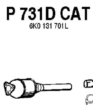 FENNO katalizatoriaus keitiklis P731DCAT