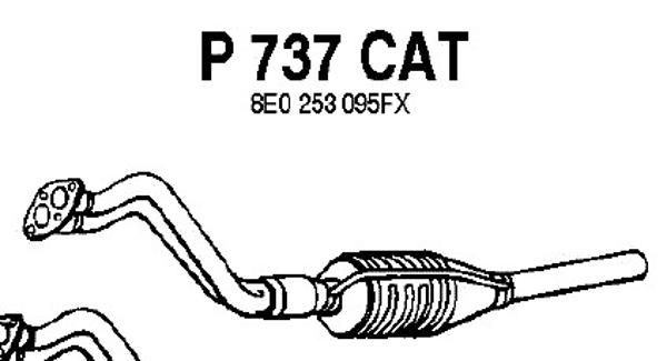 FENNO katalizatoriaus keitiklis P737CAT