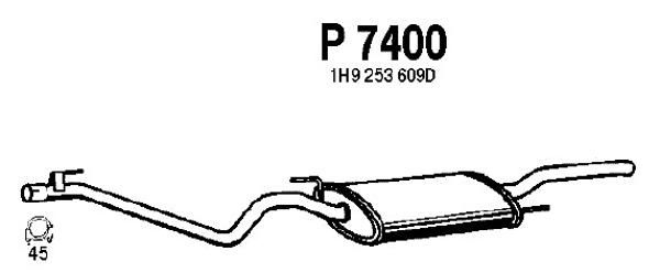 FENNO galinis duslintuvas P7400