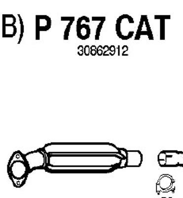 FENNO katalizatoriaus keitiklis P767CAT