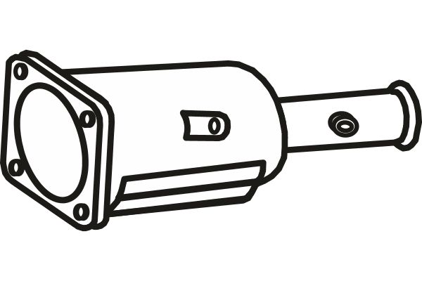 FENNO suodžių / kietųjų dalelių filtras, išmetimo sistem P9987DPF
