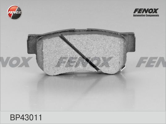 FENOX stabdžių trinkelių rinkinys, diskinis stabdys BP43011