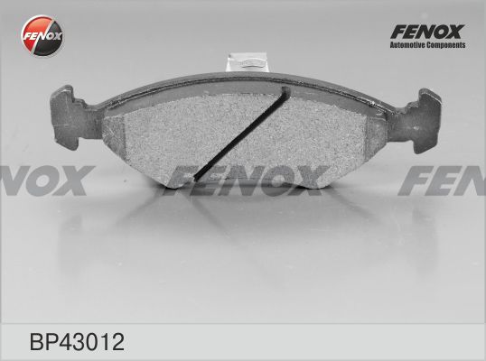 FENOX Комплект тормозных колодок, дисковый тормоз BP43012