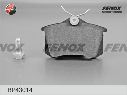 FENOX stabdžių trinkelių rinkinys, diskinis stabdys BP43014