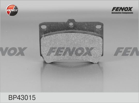 FENOX stabdžių trinkelių rinkinys, diskinis stabdys BP43015