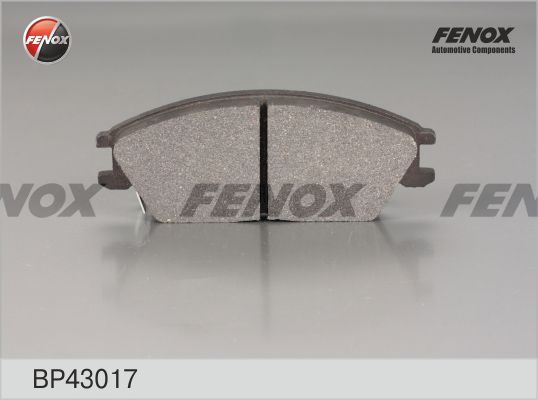 FENOX stabdžių trinkelių rinkinys, diskinis stabdys BP43017