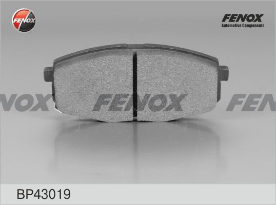 FENOX Комплект тормозных колодок, дисковый тормоз BP43019