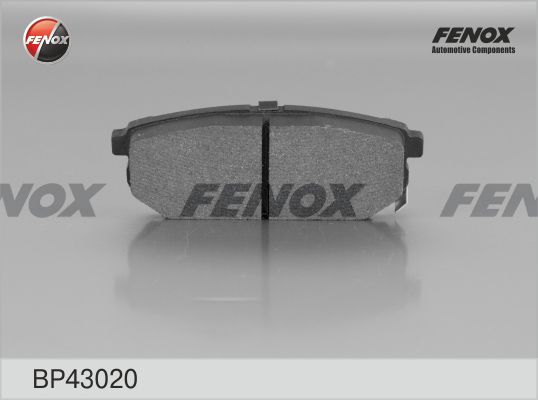 FENOX Комплект тормозных колодок, дисковый тормоз BP43020