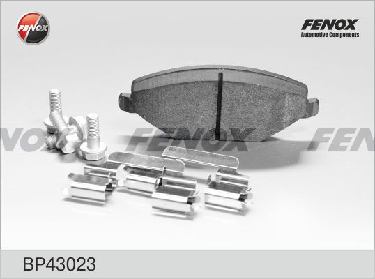 FENOX Комплект тормозных колодок, дисковый тормоз BP43023