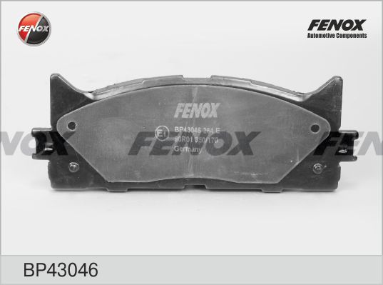 FENOX stabdžių trinkelių rinkinys, diskinis stabdys BP43046