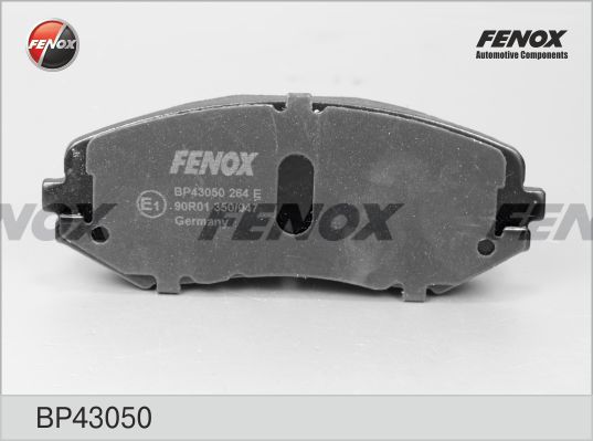 FENOX stabdžių trinkelių rinkinys, diskinis stabdys BP43050