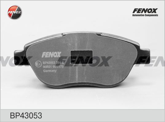 FENOX stabdžių trinkelių rinkinys, diskinis stabdys BP43053