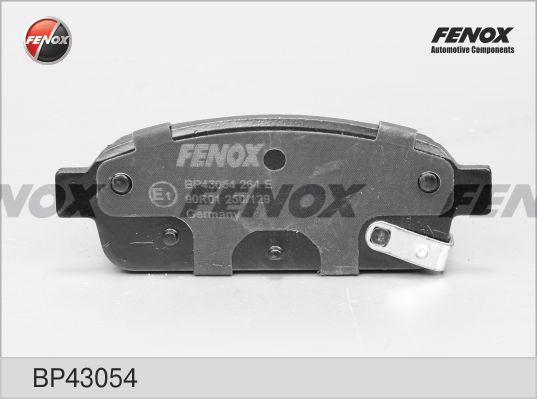 FENOX Комплект тормозных колодок, дисковый тормоз BP43054