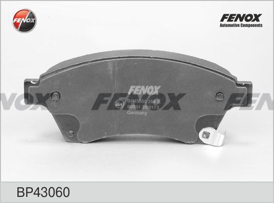 FENOX stabdžių trinkelių rinkinys, diskinis stabdys BP43060