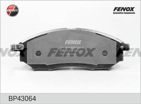 FENOX stabdžių trinkelių rinkinys, diskinis stabdys BP43064