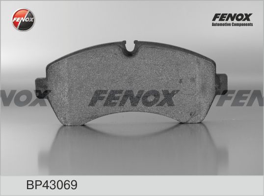 FENOX Комплект тормозных колодок, дисковый тормоз BP43069