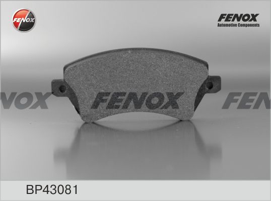 FENOX Комплект тормозных колодок, дисковый тормоз BP43081