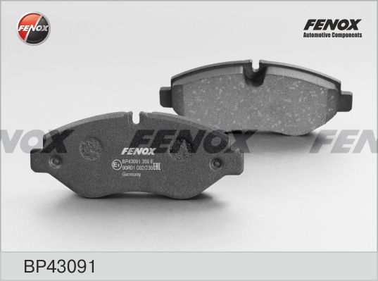 FENOX stabdžių trinkelių rinkinys, diskinis stabdys BP43091