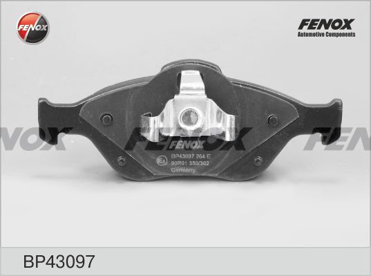 FENOX Комплект тормозных колодок, дисковый тормоз BP43097