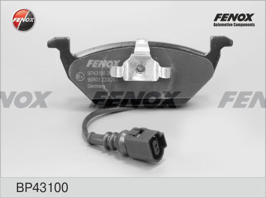 FENOX stabdžių trinkelių rinkinys, diskinis stabdys BP43100