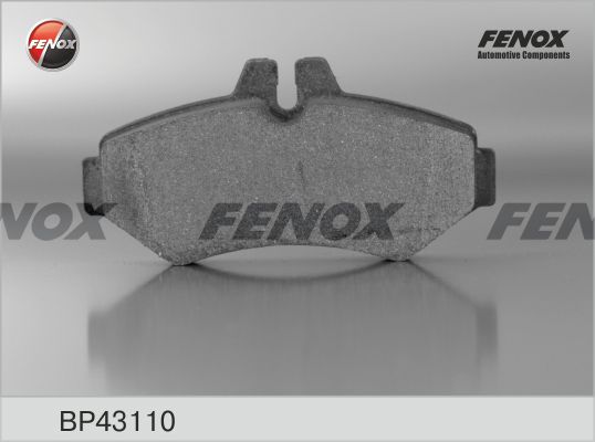 FENOX Комплект тормозных колодок, дисковый тормоз BP43110