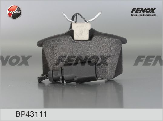FENOX stabdžių trinkelių rinkinys, diskinis stabdys BP43111