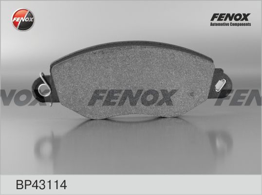 FENOX Комплект тормозных колодок, дисковый тормоз BP43114