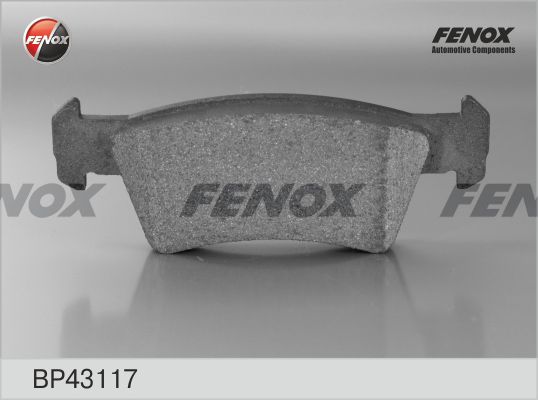FENOX stabdžių trinkelių rinkinys, diskinis stabdys BP43117