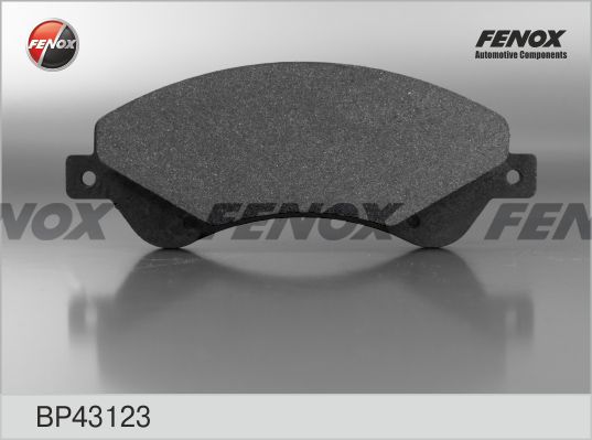 FENOX stabdžių trinkelių rinkinys, diskinis stabdys BP43123