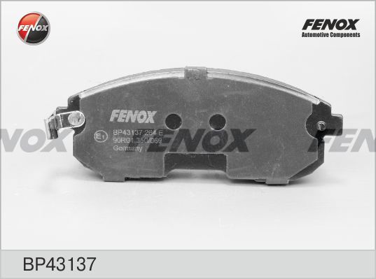 FENOX stabdžių trinkelių rinkinys, diskinis stabdys BP43137