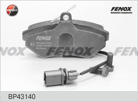 FENOX stabdžių trinkelių rinkinys, diskinis stabdys BP43140