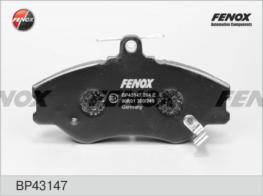 FENOX stabdžių trinkelių rinkinys, diskinis stabdys BP43147