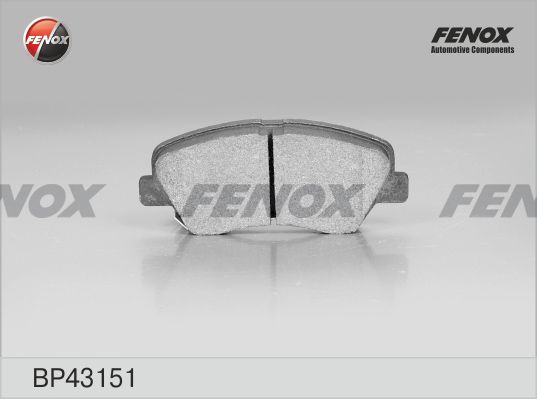 FENOX stabdžių trinkelių rinkinys, diskinis stabdys BP43151