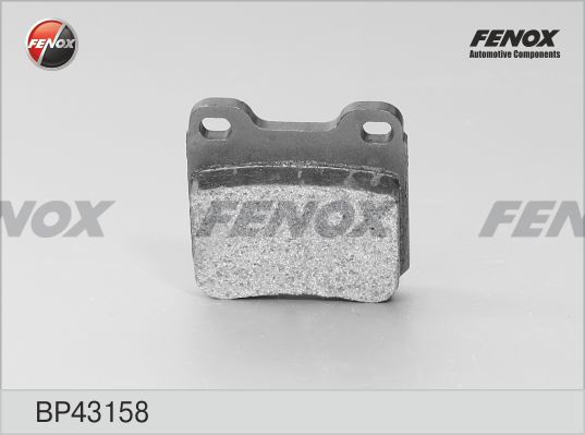 FENOX stabdžių trinkelių rinkinys, diskinis stabdys BP43158