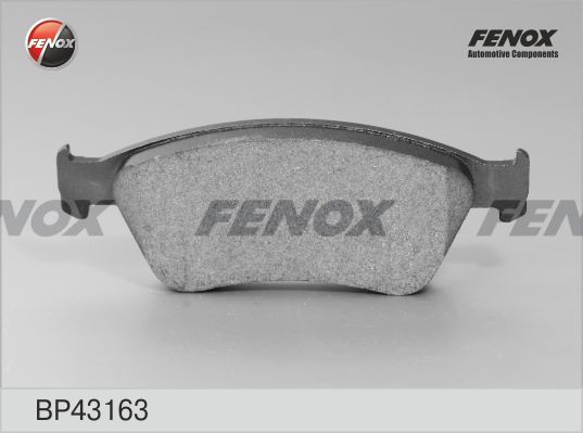 FENOX Комплект тормозных колодок, дисковый тормоз BP43163
