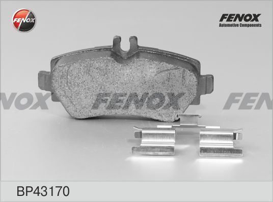 FENOX Комплект тормозных колодок, дисковый тормоз BP43170