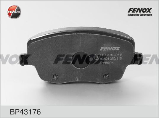 FENOX stabdžių trinkelių rinkinys, diskinis stabdys BP43176
