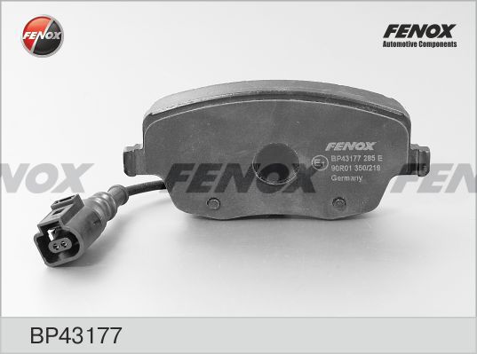 FENOX Комплект тормозных колодок, дисковый тормоз BP43177