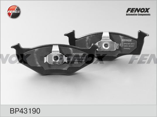 FENOX stabdžių trinkelių rinkinys, diskinis stabdys BP43190