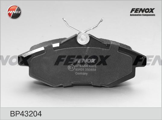 FENOX stabdžių trinkelių rinkinys, diskinis stabdys BP43204