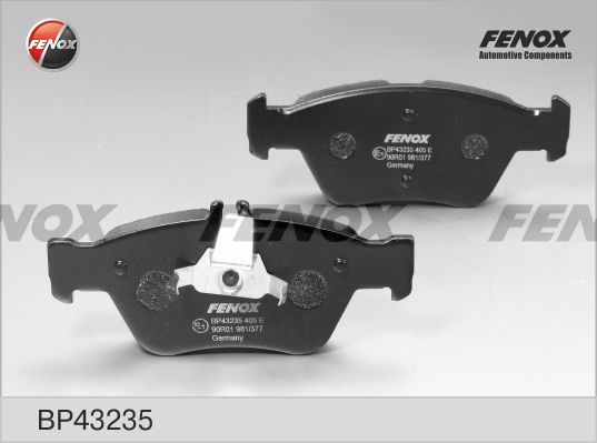FENOX Комплект тормозных колодок, дисковый тормоз BP43235